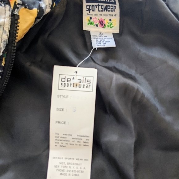 Vintage 90s Silk Horse Pattern Jacket - Picture 5 of 6